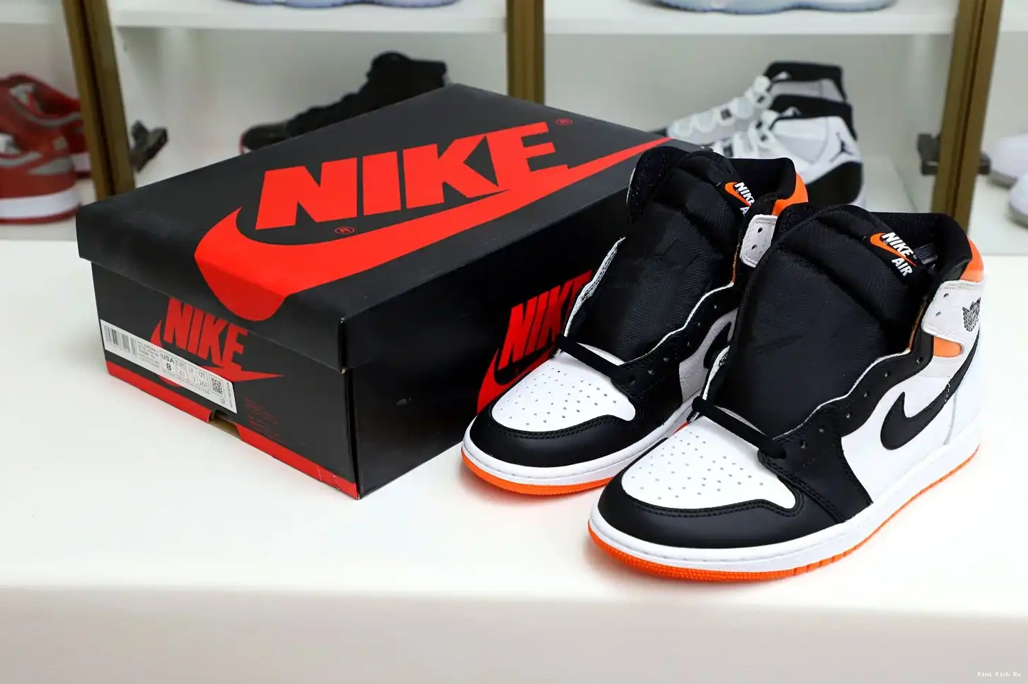 High Orange' Air Jordan Kimikick Electro OG 1 Retro 0521